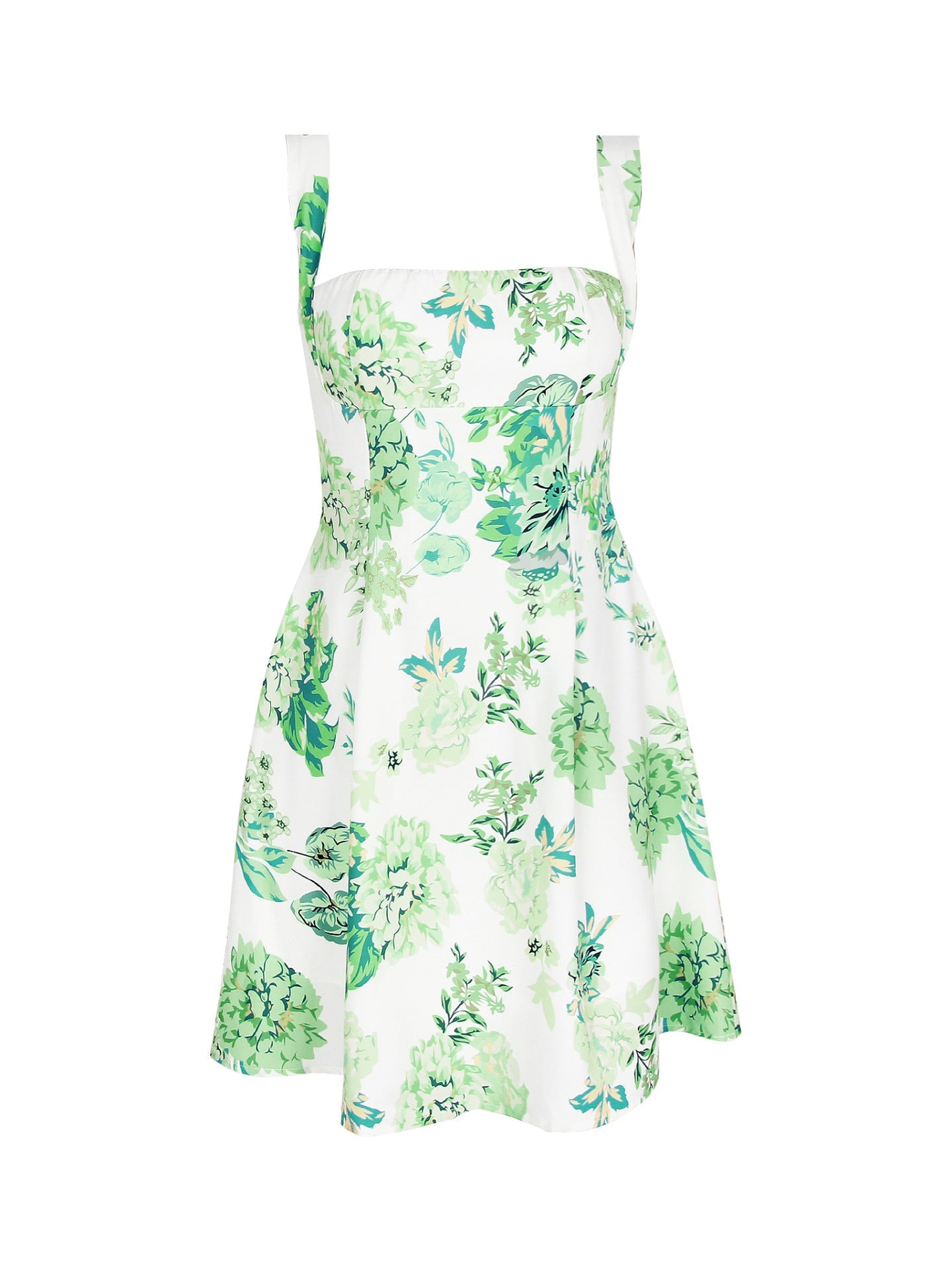 Women’s Summer Floral Print Sundress – Sleeveless Casual Mini Dress (S-XL Sizes)